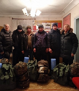 В зону СВО отправились добровольцы из Кваркенского района
