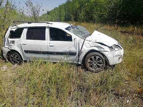 На трассе в Оренбуржье водитель съехал в кювет и погиб