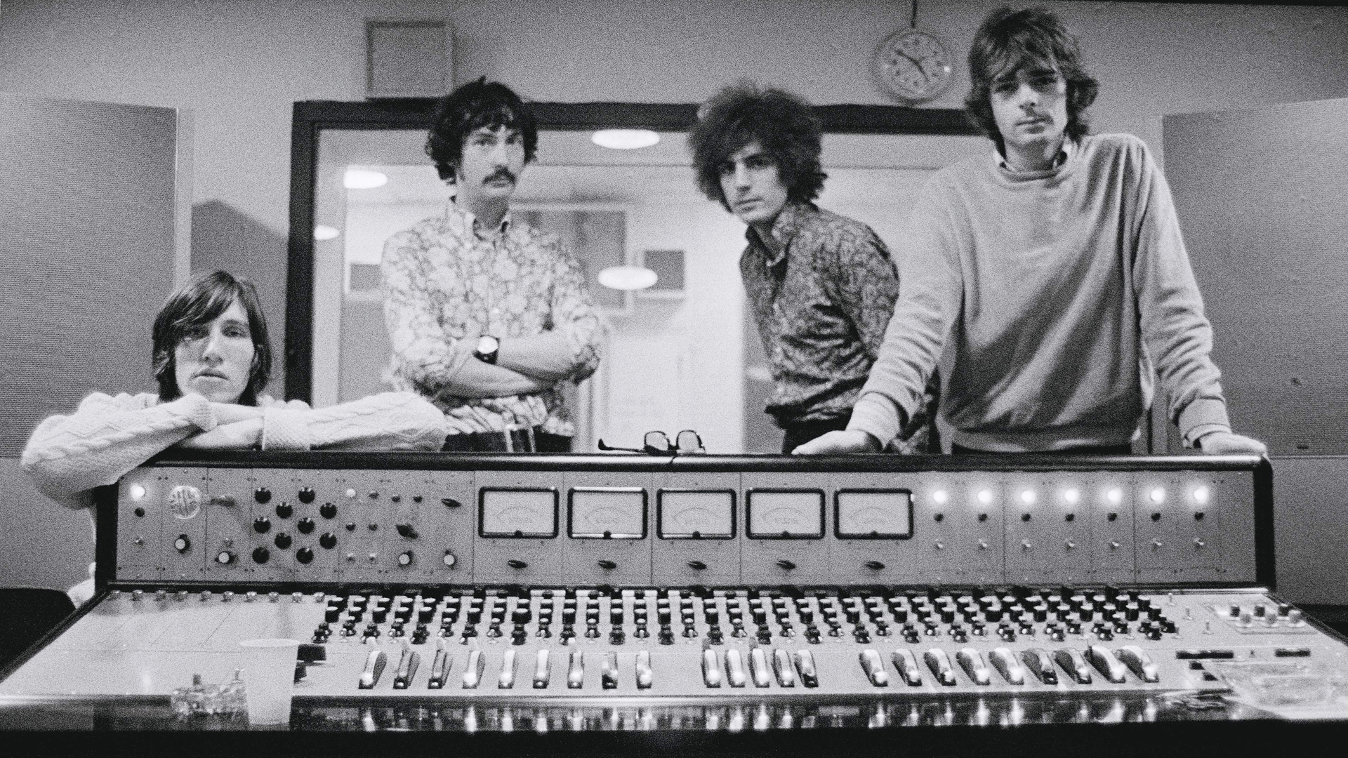 Роджер Уотерс, Ник Мейсон, Сид Барретт и Ричард Райт