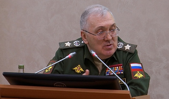 Цаликов прочитал лекцию по вопросам психологической обороны в Военном университете