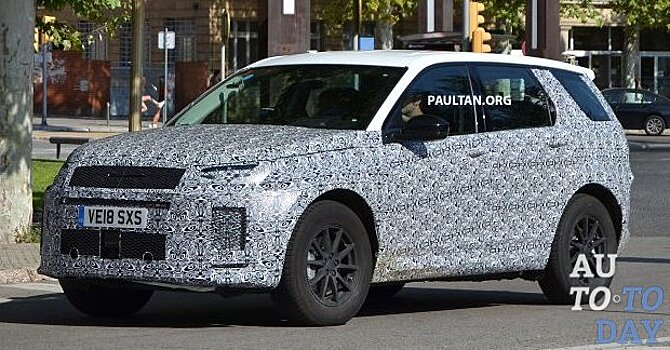 Обновленный Land Rover Discovery Sport находится на этапе тестирования