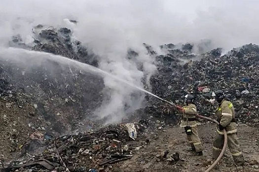 Мэр Новороссийска заявил об ухудшении ситуации на горящем мусорном полигоне