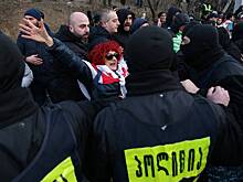 В Грузии задержали перекрывших дорогу протестующих