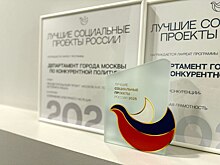 Департамент по конкурентной политике получил премию «Лучшие социальные проекты России»