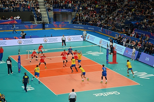 Бразильцы в пяти сетах одолели сборную Ирана в матче Лиги наций в Уфе