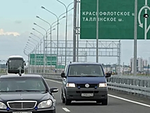Из Mercedes открыли стрельбу по грузовику в Петербурге