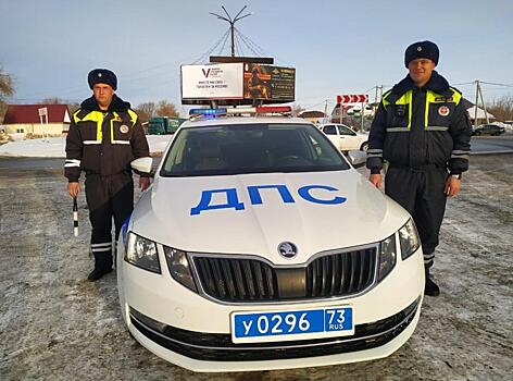 Водитель из Нижегородской области поблагодарил сотрудников Госавтоинспекции Ульяновской области за оказанную помощь на дороге