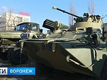 Воронежцам показали образцы современной военной техники и оружия