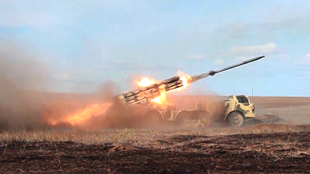 Ураганный огонь: мотострелки ВВО уничтожили позиции «противника» в Забайкалье
