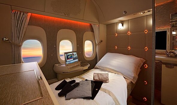 ОАЭ показали новый салон Boeing 777 с дизайном интерьера от Mercedes-Benz