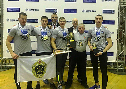 Команда Михайловской военной артиллерийской академии стала победителем Студенческой гребной лиги на тренажерах-эргометрах