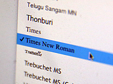 Российские документы напечатают иностранными шрифтами