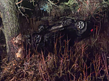 Жесткая авария с перевертышем произошла на карельской дороге