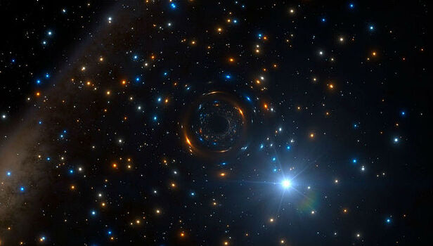 Астрономы впервые обнаружили "спокойную" чёрную дыру в шаровом скоплении