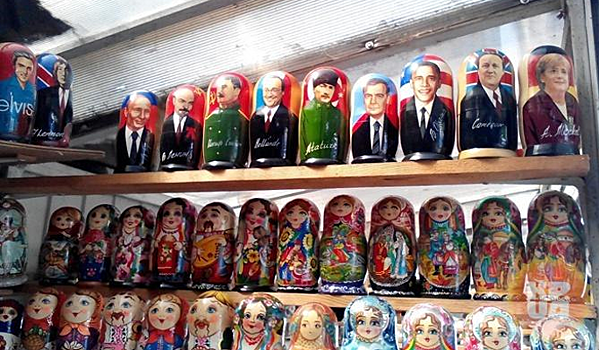 Гостям "Евровидения" предлагают сувениры с Путиным