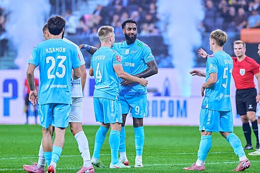 «Зенит» разгромил «Оренбург» в матче Кубка России