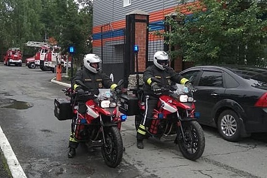 Сотрудники МЧС в Екатеринбурге получили специальные спасательные мотоциклы