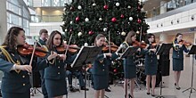 Праздничные аккорды: оркестр МЧС России устроил концерт в Домодедове