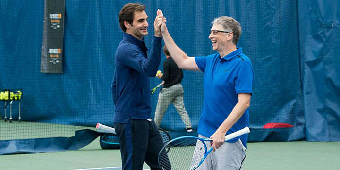 Роджер Федерер: «Рядом с Биллом Гейтсом я чувствую себя очень маленьким, но могу многому научиться»