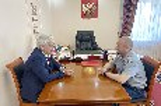 Начальник УФСИН России по Республике Дагестан Сергей Ролдугин провел рабочую встречу с председателем региональной ОНК Шамилем Хадулаевым