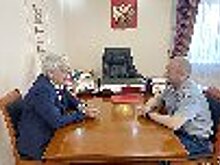 Начальник УФСИН России по Республике Дагестан Сергей Ролдугин провел рабочую встречу с председателем региональной ОНК Шамилем Хадулаевым