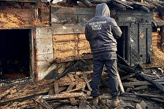 В Якутске при пожаре в частном доме погибли мужчина и ребенок