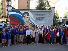 Волонтёры Победы открыли арт-объект в честь участника СВО Кирилла Титова в Сормове