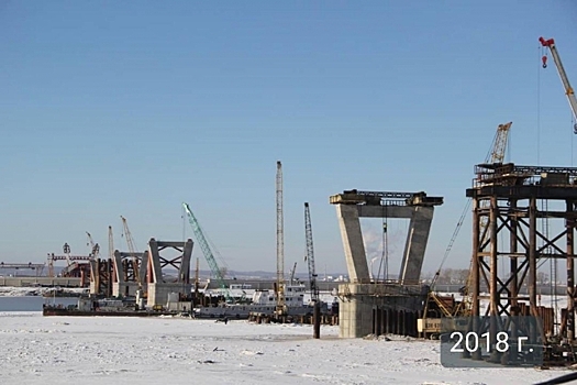 Строить мост через реку Лена в Якутии будут 1,2 тыс. специалистов