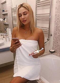 Наталья Рудова вслед за Екатериной Климовой устроила фотосъёмку в банном полотенце