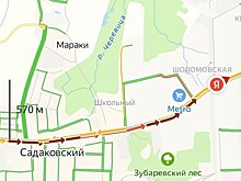 Кировчане более 3 часов стоят в пробке из-за лужи на Московской