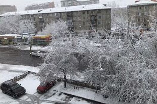 В Челябинской области объявлено штормовое предупреждение из-за снегопада
