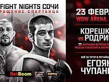 Турнир AMC FIGHT NIGHTS возвращается на «Красную Поляну»