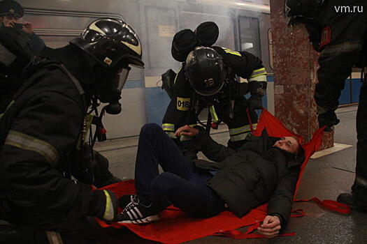 Московский метрополитен и МЧС провели пожарно-тактические учения на станции «Первомайская»