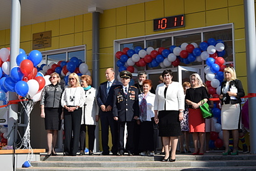 Оксана Пушкина провела открытий урок для учеников новой школы в Наро‑Фоминске