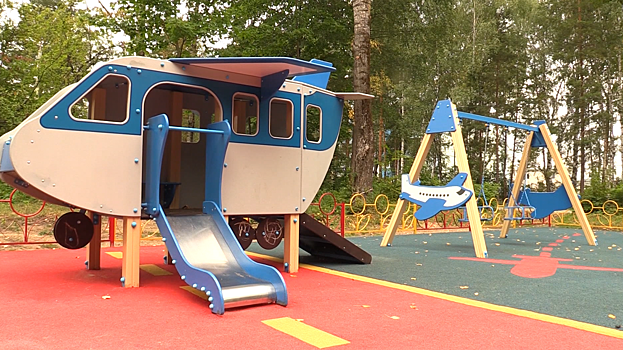 Три детские площадки открыли в подмосковной Дубне