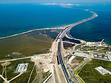 Карты Google разглядели Крымский мост