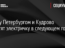 Между Петербургом и Кудрово запустят электричку в следующем году