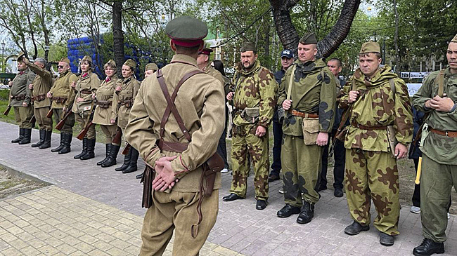 Реконструкции событий 22 июня 1941 года проходят в Новом Уренгое и Салехарде
