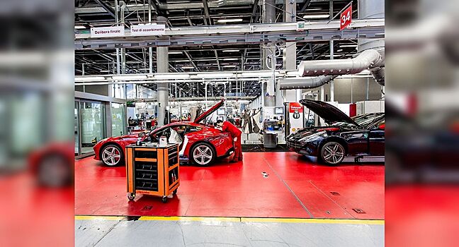 Ferrari восстанавливает производство автомобилей