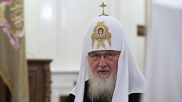 Патриарх Кирилл совершил богослужение в храме Архангела Михаила в Черняховске