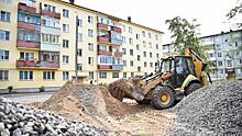 Завершаются работы на первом дворе, ремонтируемом по проекту «Городская среда» в Вологде