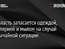 Ленобласть запасается одеждой, канцелярией и мылом на случай чрезвычайной ситуации