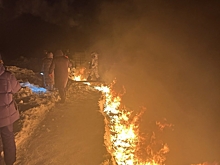 Иногородние студенты сожгли под Костромой дома, башни и даже реку