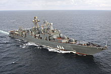 Большой противолодочный корабль «Вице-адмирал Кулаков» Северного флота зашел в пролив Ла-Манш