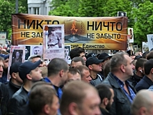 Организатора аналога «Бессмертного полка» в Киеве задержали во время шествия