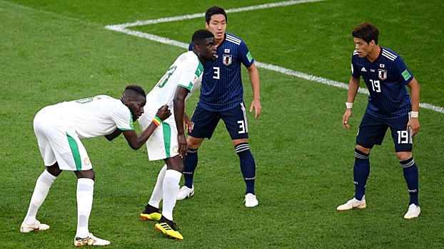 Япония и Сенегал обменялись голами в первом тайме