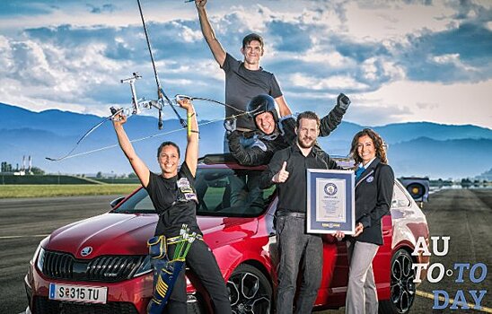 Skoda Octavia RS 245 помог установить мировой рекорд