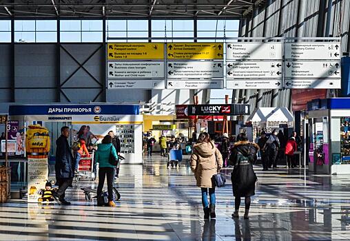 Пассажиропоток международного аэропорта Владивосток увеличился на 19%