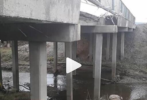 В Приморье обнаружили готовый обрушиться мост