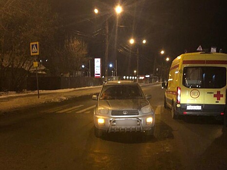 В Твери на переходе сбили 45-летнего пешехода